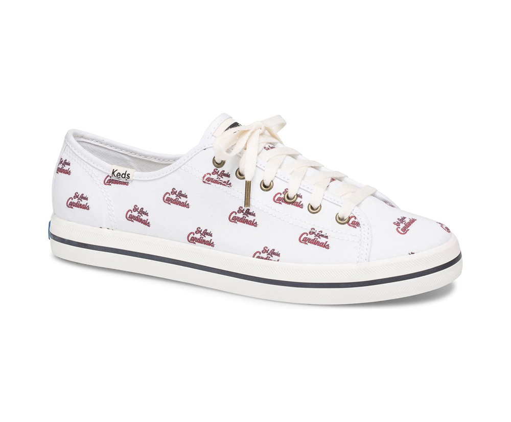 Tenis Keds Mujer Blancos - Kickstart Mlb® - 1624-GIUDO